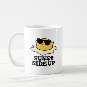 Sunny Side Up-ung Fried Egg Pun Kaffemugg