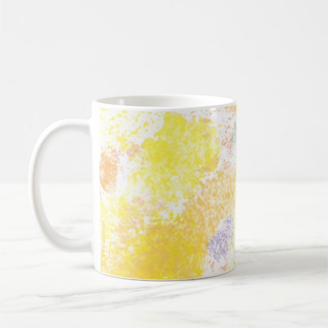 "Sunny Sips"- Classic Mugg-11 oz Kaffemugg (Vänster)