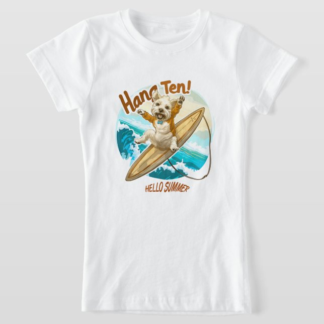 Sunny Skater Valp T Shirt (Laydown)