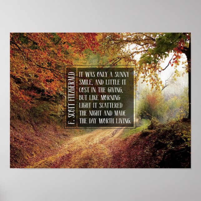 Sunny Smile Poster (Framsidan)