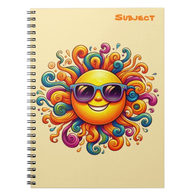 Sunny Smiles Anteckningsbok (Framsidan)