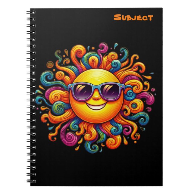 Sunny Smiles Anteckningsbok (Framsidan)