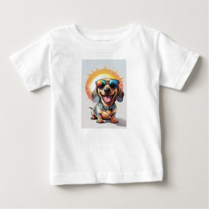 Sunny Smiles: Coolan Dachshund T Shirt