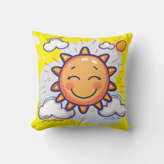 Sunny Smiles Dekorativ kudde - Brighten valfritt r