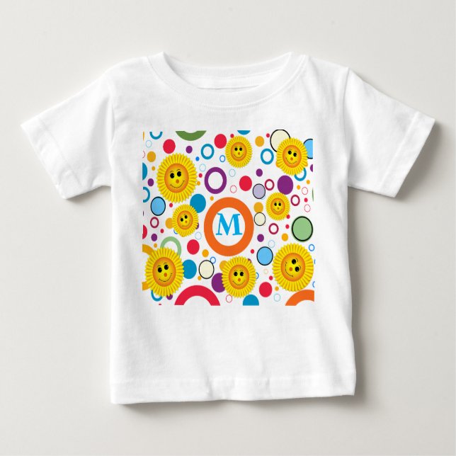 Sunny Smiles Kids' T-Shirt (Framsida)