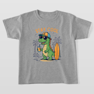 Sunny Smiles Squad™ – Söt sommar T-shirt för barn