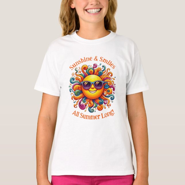 Sunny Smiles T Shirt (Framsida)