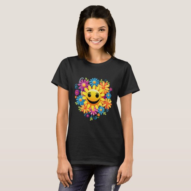 Sunny Smiles T Shirt (Hel framsida)