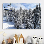 Sunny Snowy Mountain Anpassningsbar Photo Poster<br><div class="desc">Njut av detta vackra soliga vintersnöslam eller ladda upp fotot och skapa anpassningsbarnas foto poster. Du kan ÖVERFÖRA DESIGN på andra Zazzle-produkter och justera den så att den passar de flesta Zazzle-objekt. Du kan också klicka på knappen CUSTOMIZE för att lägga till, ta bort eller ändra information som bakgrundsbild färg,...</div>