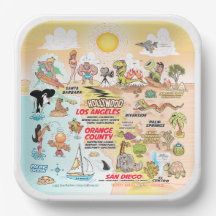 Sunny SoCal Pappra Tallrikar