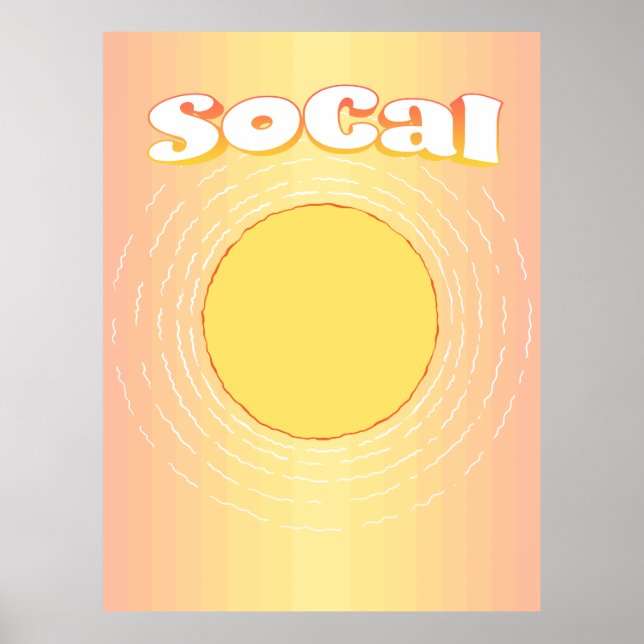 Sunny SoCal Poster (Framsidan)