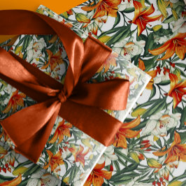 "Sunny Soiree" Tropical Orange California Lilies Presentpapper