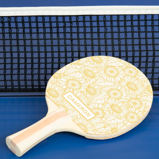 Sunny Solros Mönster Pingisracket (Insitu)