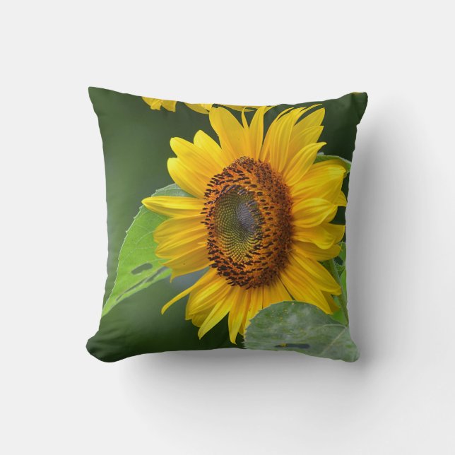 Sunny Solros Pillow Kudde (Framsida)