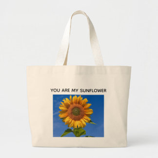 Sunny Solros Tote Bag - Cute & Snyggt Eco-Frie Jumbo Tygkasse