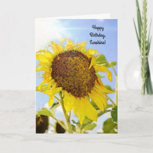 Sunny Solrosdagskort Kort