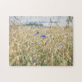 Sunny sommar fält pussel