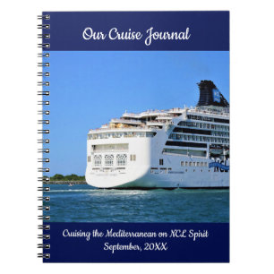Sunny Spirit Stern Anpassningsbar Cruise Journal Anteckningsbok