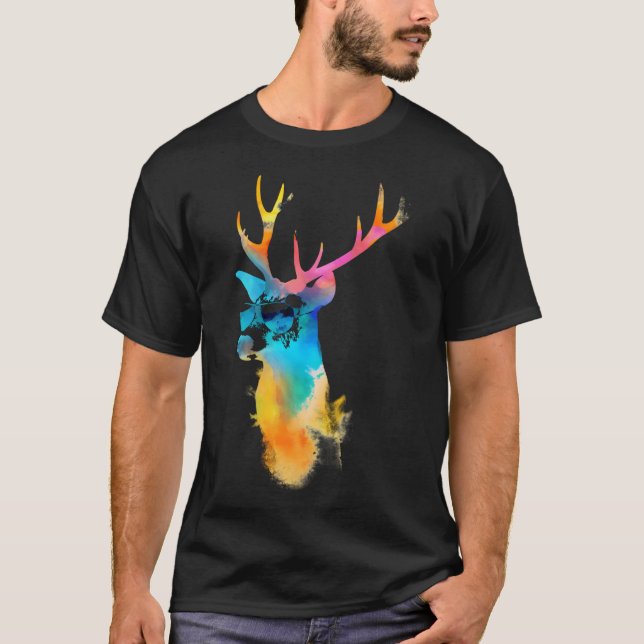 Sunny Stag T Shirt (Framsida)