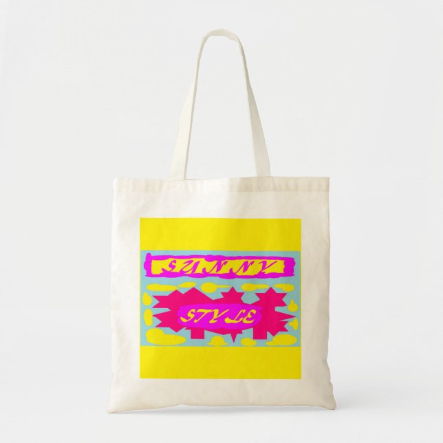 SUNNY STIL DESIGN ROSA LEMON BLUE TYGKASSE (Framsidan)