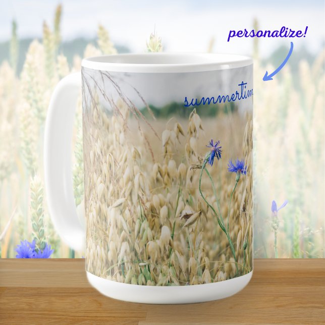 Sunny summer fields kaffemugg (Skapare uppladdad)