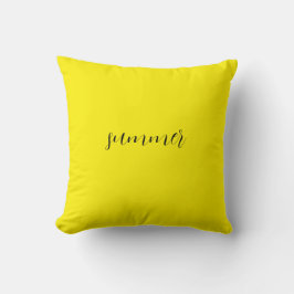 Sunny Summer Gult Pillow Kudde