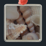 Sunny Summer Seashells, Sea Snäcka Beach Kärlek Julgransprydnad Metall<br><div class="desc">Sunny Summer Seashells,  Sea Snäcka Beach Kärlek</div>