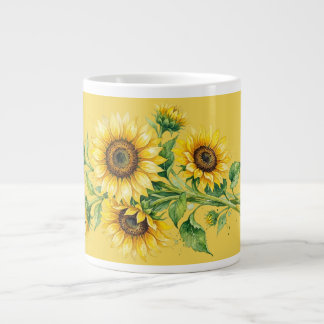 Sunny Sunflowers Specialty Mug Jumbo Mugg
