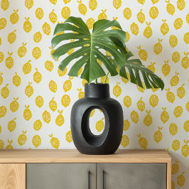 Sunny Tapet, minimalistisk Gult Lemon