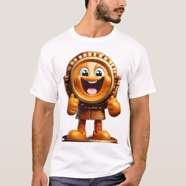 Sunny the Smiling Coin T Shirt (Framsida)