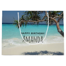 Sunny Tropical Beach Ocean Paradise