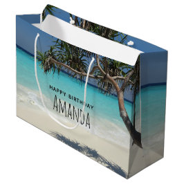 Sunny Tropical Beach Ocean Paradise