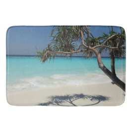Sunny Tropical Beach Ocean Paradise Badrumsmatta