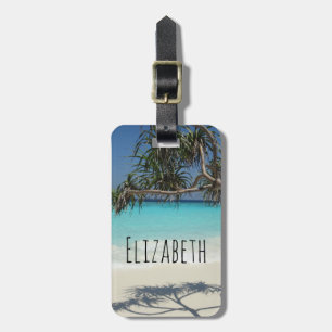 Sunny Tropical Beach Ocean Paradise Bagagebricka