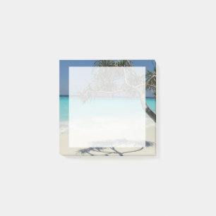 Sunny Tropical Beach Ocean Paradise Post-it Block