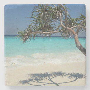 Sunny Tropical Beach Ocean Paradise Stenunderlägg