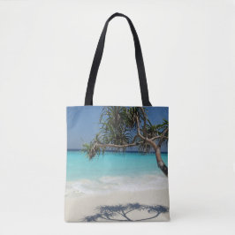 Sunny Tropical Beach Ocean Paradise Tygkasse