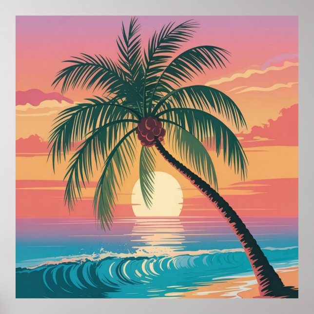 Sunny Vibes Poster (Framsidan)