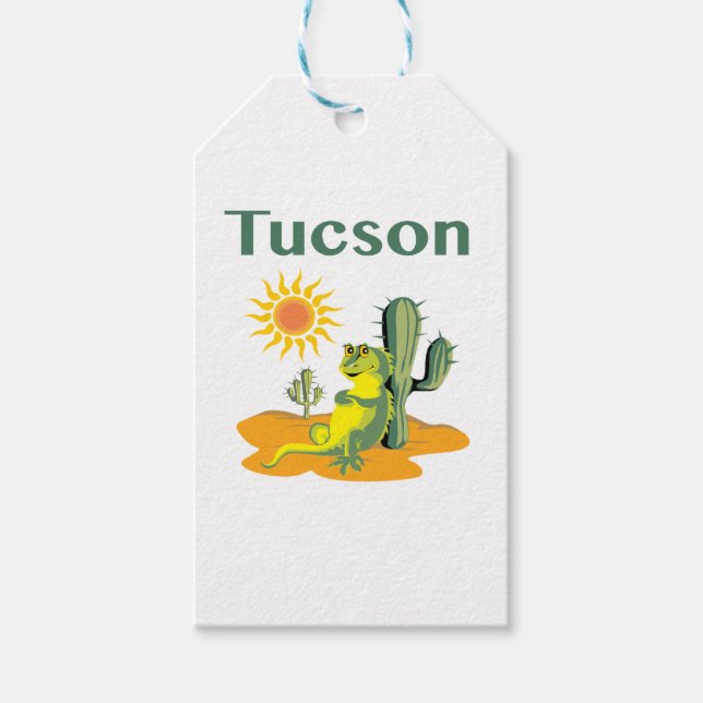 Sunny Vibes Tucson Presentetikett (Framsidan)