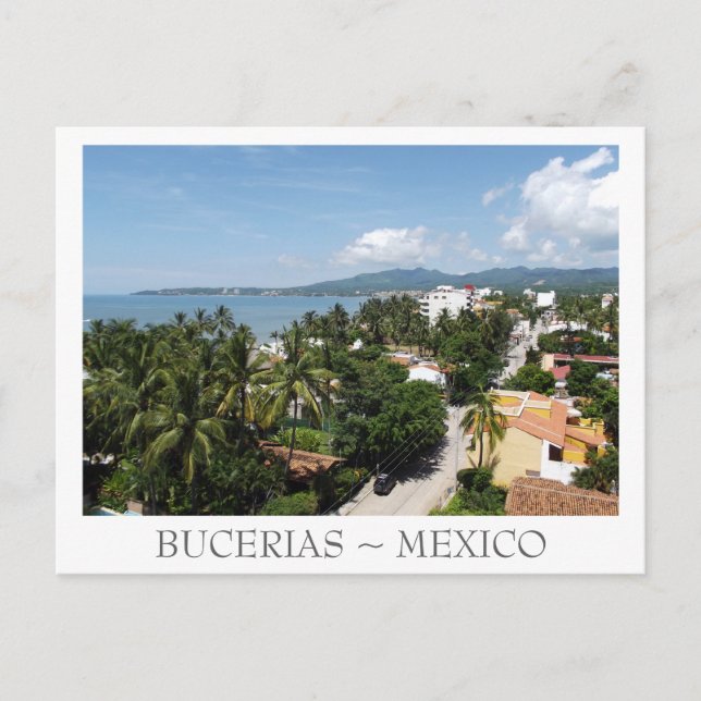 Sunny View Bucerias Riviera Nayarit Postcard Vykort (Framsida)