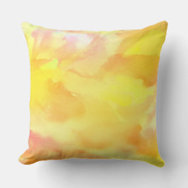 SUNNY WATERCOLOR Retro DESIGN Dekorativ kudde