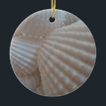 Sunny White Seashells, Sea Snäcka Beach Summer Kär Julgransprydnad Keramik<br><div class="desc">Sunny White Seashells,  Sea Snäcka Beach Summer Kärlek</div>