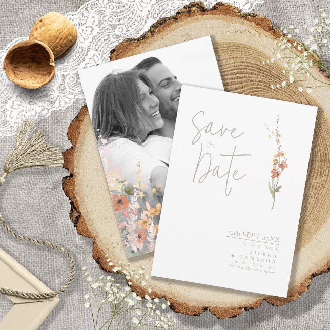 Sunny Wildblomsterfotomall Gräns ID1023 Spara Datumet (Skapare uppladdad)