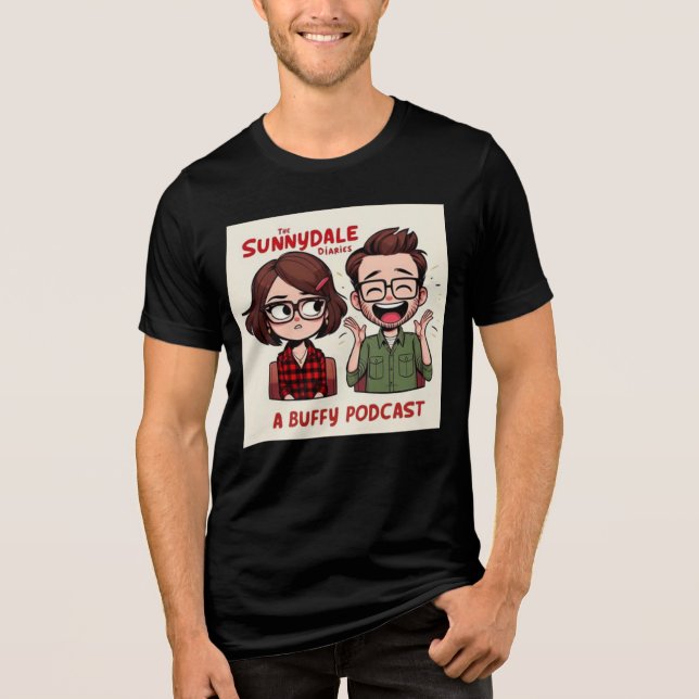 Sunnydale Diaries Podcast Logotyp T-Shirt (Framsida)