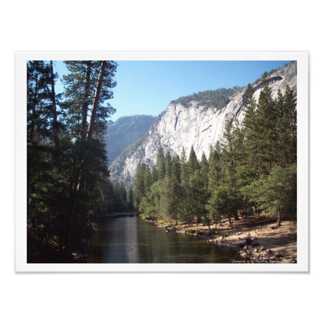 "Sunnyside of the River" Poster Yosemite Valley (Framsidan)