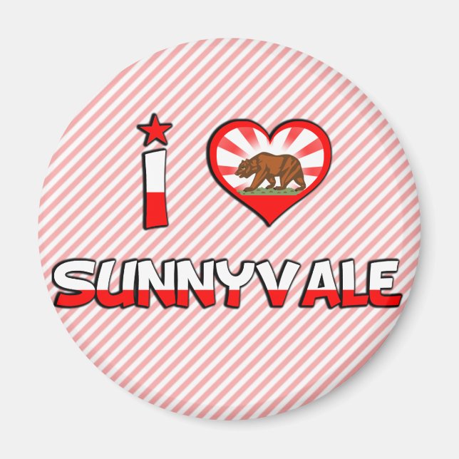 Sunnyvale, CA Magnet (Framsidan)