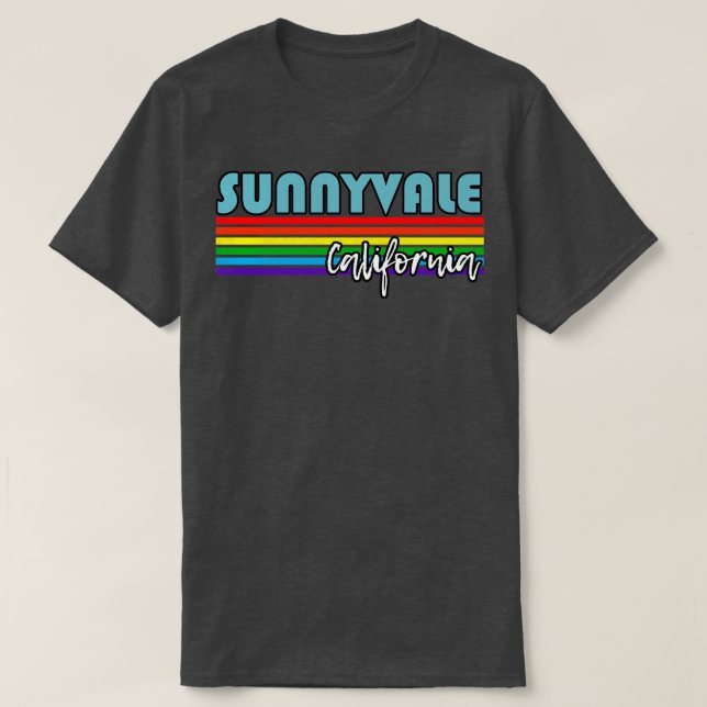 Sunnyvale California Pride Sunnyvale LGBT Gift LG T Shirt (Design framsida)