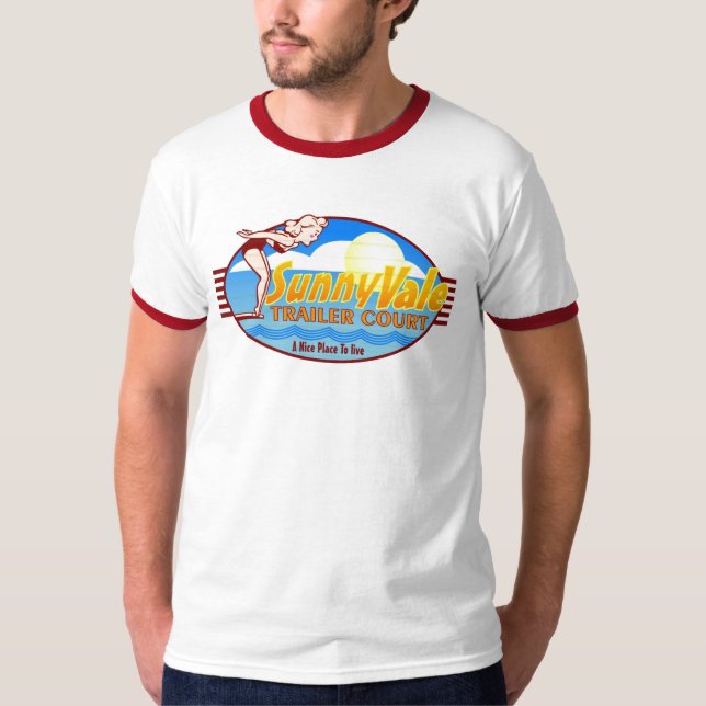SunnyVale släpdomstol T-shirt (Framsida)