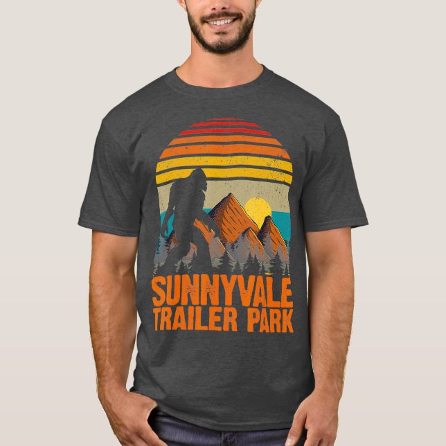 Sunnyvale Trailer Park Bigfoot nationalpark T Shirt (Framsida)