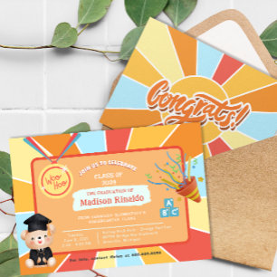 Sunray Kids Elementary Studenten Firande Inbjudningar